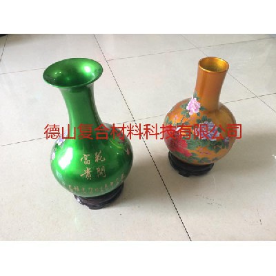 復(fù)合材料制品-汽車(chē)金屬漆裝飾陶瓷瓶01